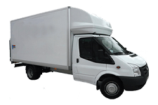 Lorry Hire Bath - Ford Luton Box Tail Lift - Van hire Bath